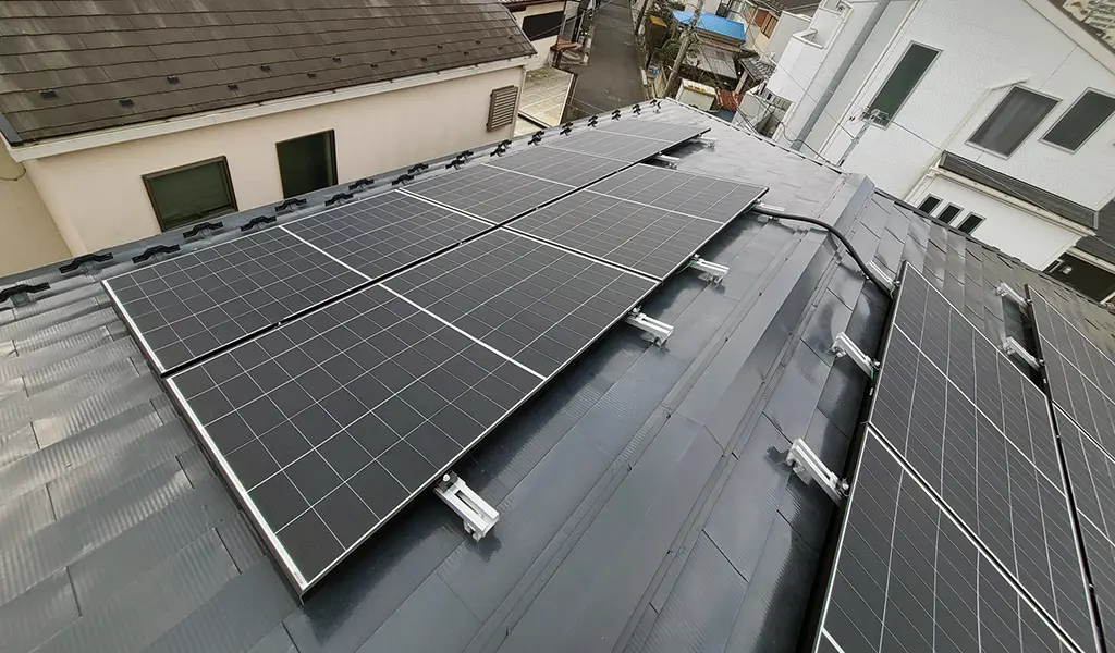 東京都西東京市でAIKO太陽光発電4.50kW＋オムロン蓄電池16.4kWh