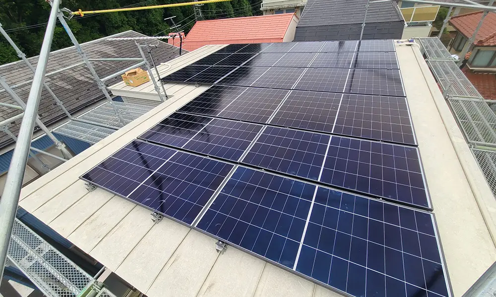 2種類のパネルを組み合わせて6.00kWに