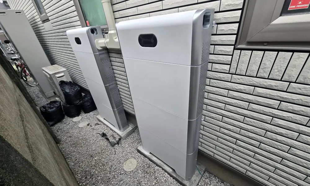 DMMの15kWhタイプを2セット設置